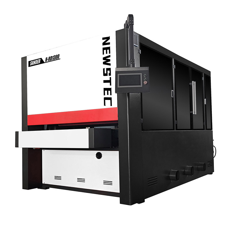 R-RD1300 automatic sheet metal polishing and deburring machine is suitable for flat plate parts and various metal